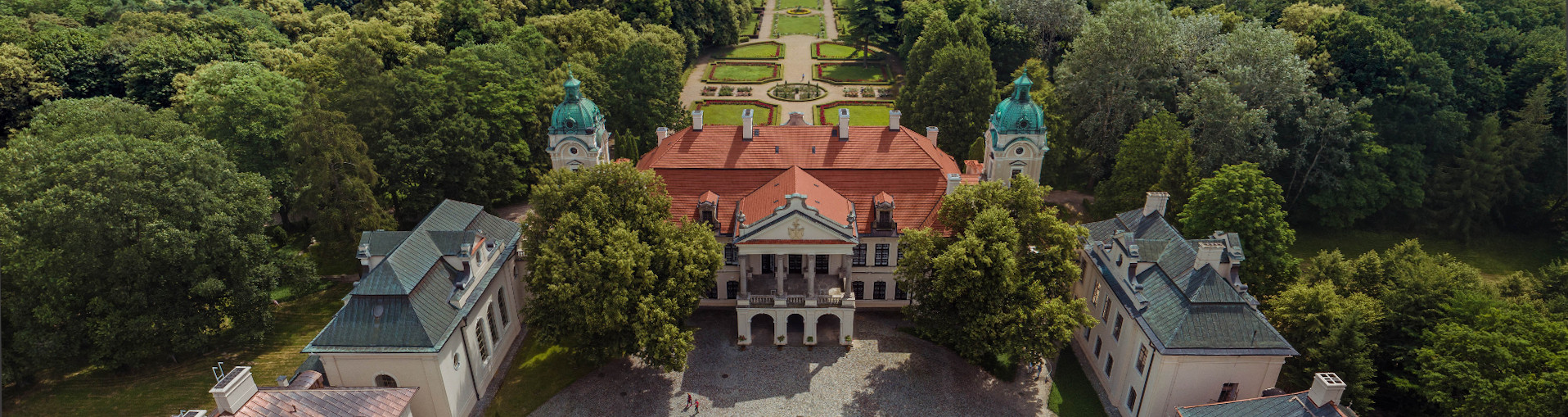 Widok na Pałac w Kozłówce